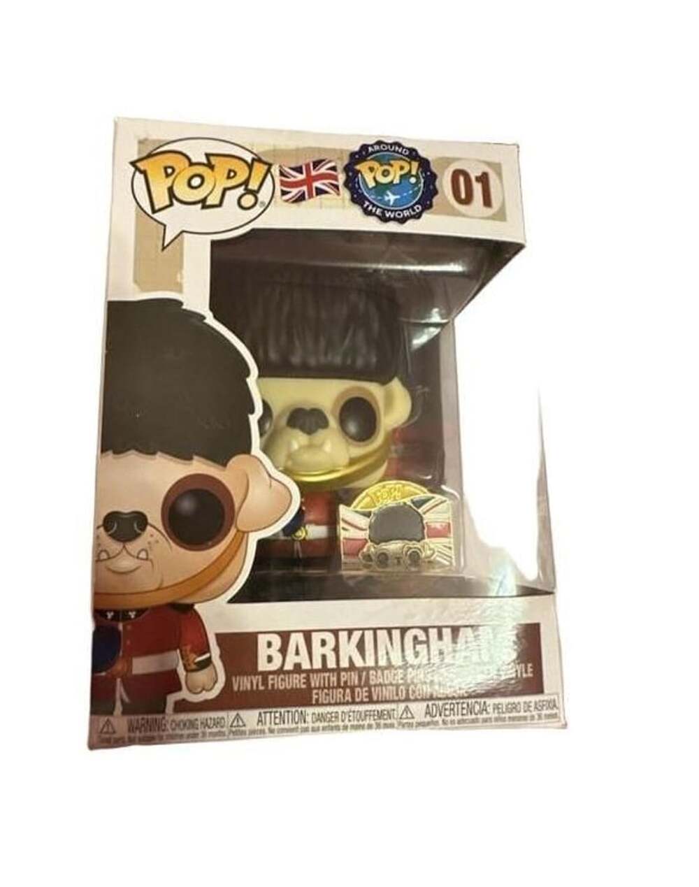 Funko Pop Around The World Barkingham Vinyl Figure with Pin #01
